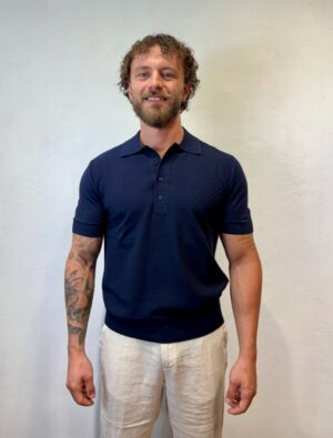 PAOLO PECORA MILANO – POLO M/M LAVORATO BLU