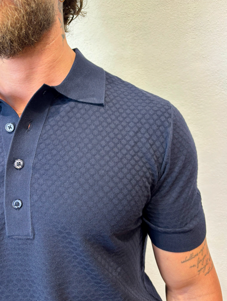 PAOLO PECORA MILANO - POLO M/M LAVORATO BLU PAOLO PECORA MILANO – POLO M/M LAVORATO BLU