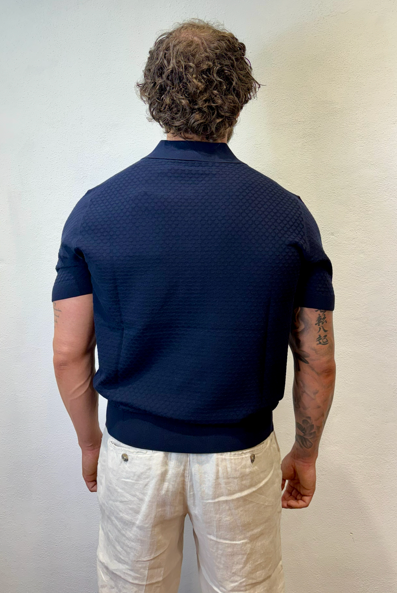 PAOLO PECORA MILANO - POLO M/M LAVORATO BLU PAOLO PECORA MILANO – POLO M/M LAVORATO BLU