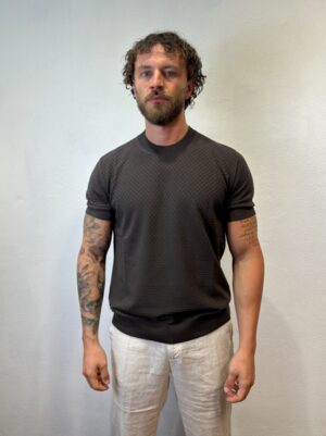 PAOLO PECORA MILANO – T-SHIRT M/M LAVORATO MORO