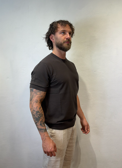 PAOLO PECORA MILANO - T-SHIRT M/M LAVORATO MORO PAOLO PECORA MILANO – T-SHIRT M/M LAVORATO MORO