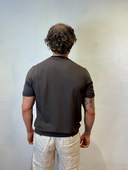 PAOLO PECORA MILANO - T-SHIRT M/M LAVORATO MORO PAOLO PECORA MILANO – T-SHIRT M/M LAVORATO MORO