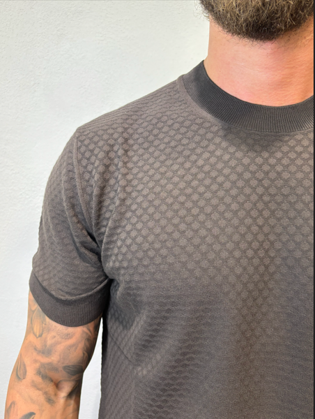 PAOLO PECORA MILANO - T-SHIRT M/M LAVORATO MORO PAOLO PECORA MILANO – T-SHIRT M/M LAVORATO MORO