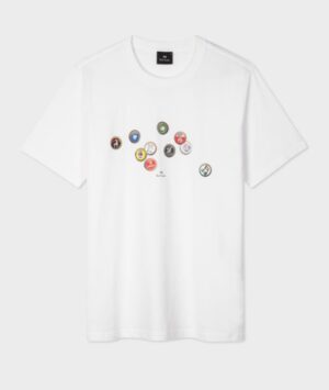 PAUL SMITH – T-SHIRT TAPPI BIANCO