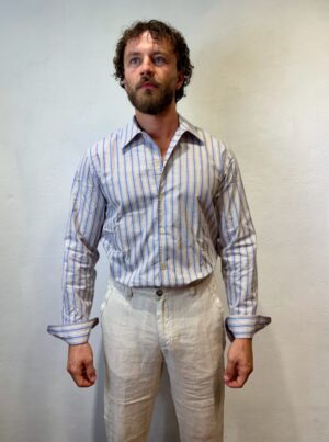 PAUL SMITH – CAMICIA GESSATO TORTORA