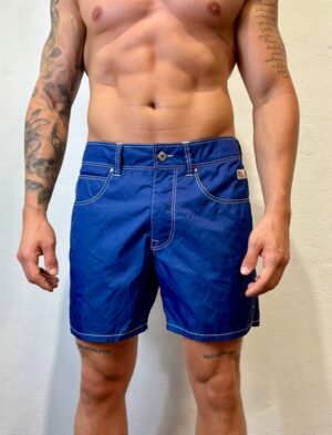 KANGRA - POLO SCOLLO V BLU ROY ROGERS – BOXER MARE BLU