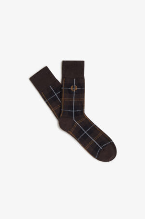 FRED PERRY – CALZA TARTAN MORO