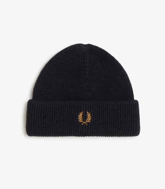 FRED PERRY - CAPPELLO LANA NERO FRED PERRY – CAPPELLO LANA NERO