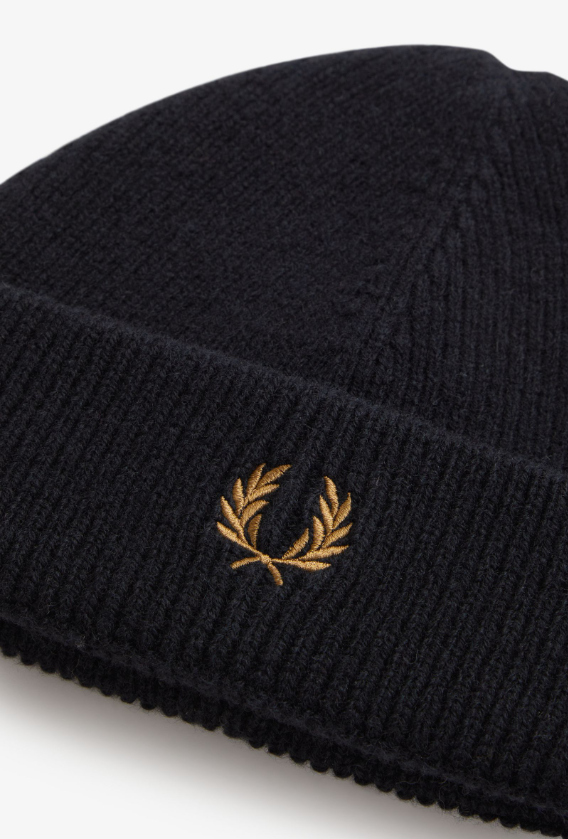 FRED PERRY - CAPPELLO LANA NERO FRED PERRY – CAPPELLO LANA NERO