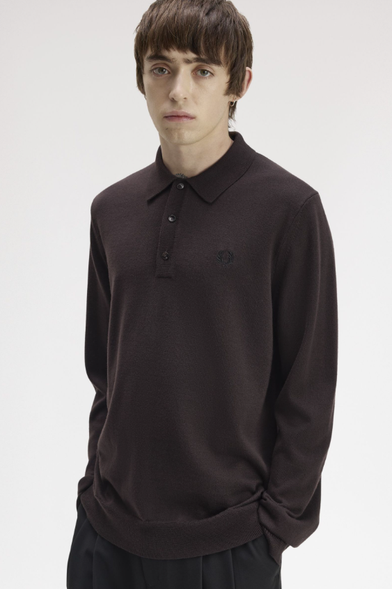 FRED PERRY - POLO LAMBSWOOL MORO FRED PERRY – POLO LAMBSWOOL MORO