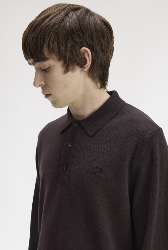 FRED PERRY - POLO LAMBSWOOL MORO FRED PERRY – POLO LAMBSWOOL MORO