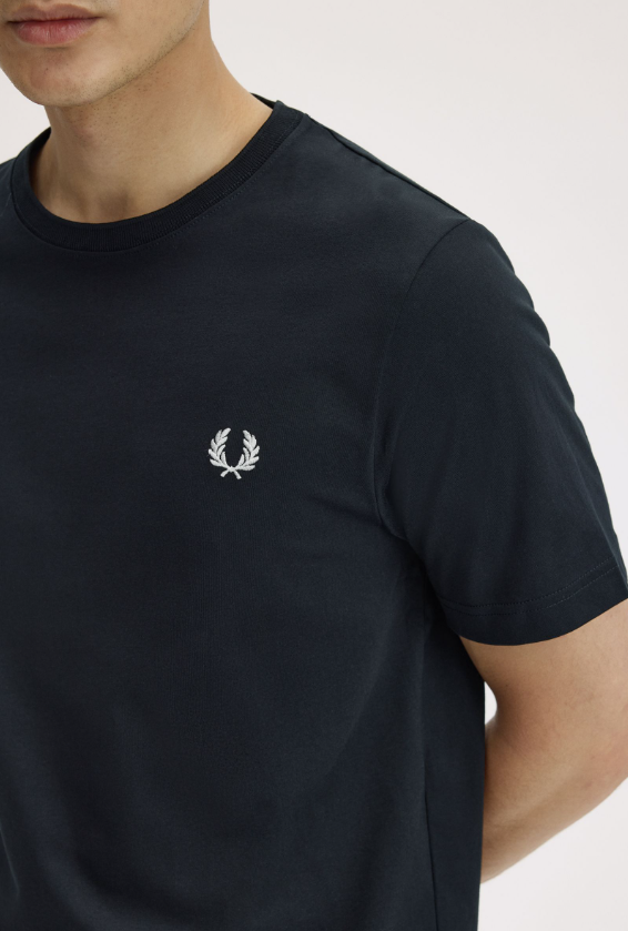 FRED PERRY - T-SHIRT BASIC NERO FRED PERRY – T-SHIRT BASIC NERO