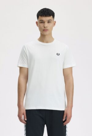FRED PERRY – T-SHIRT BASIC BIANCO