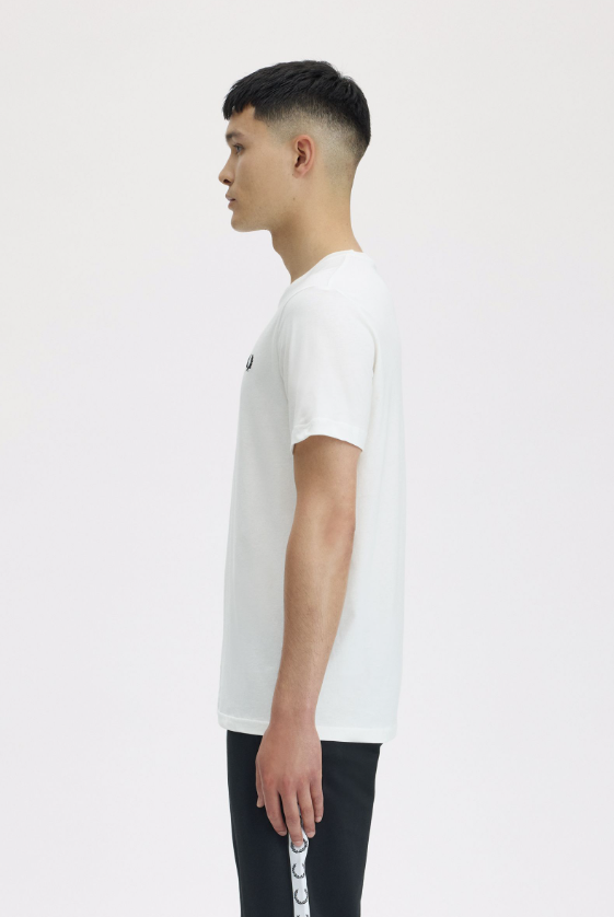 FRED PERRY - T-SHIRT BASIC BIANCO FRED PERRY – T-SHIRT BASIC BIANCO