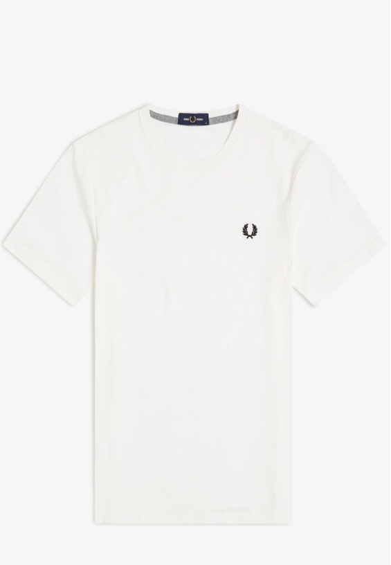FRED PERRY - T-SHIRT BASIC BIANCO FRED PERRY – T-SHIRT BASIC BIANCO