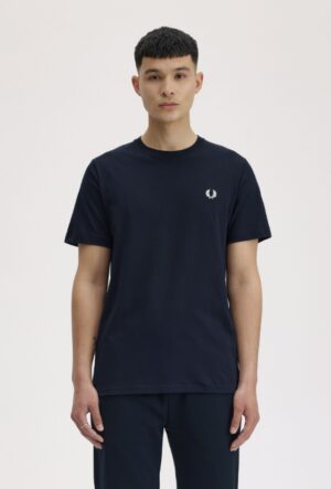 FRED PERRY – T-SHIRT BASIC BLU