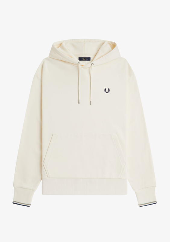 FRED PERRY - FELPA CAPPUCCIO PANNA FRED PERRY – FELPA CAPPUCCIO PANNA