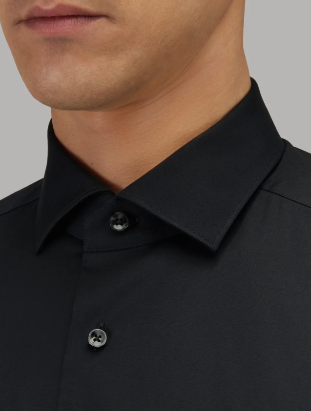 XACUS - CAMICIA STRETCH NERO XACUS – CAMICIA STRETCH NERO