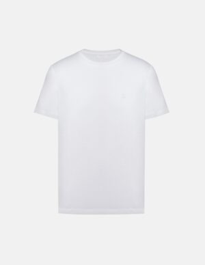 ALPHA STUDIO - POLO CAMICIA M/M LATTE DONDUP – T-SHIRT BASIC BIANCO