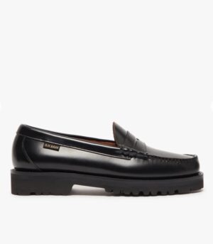 40 WEFT - PANTALONE DIAGONALE NERO GH BASS – PENNY LOAFER GOMMA NERO