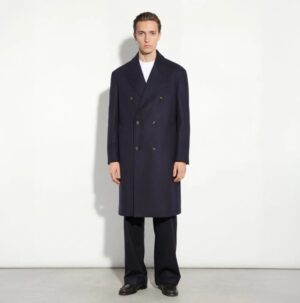 PAOLO PECORA MILANO – CAPPOTTO DOPPIO PETTO BLU