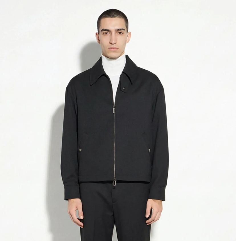 PAOLO PECORA MILANO - GIACCA ZIP PRADA NERO PAOLO PECORA MILANO – GIACCA ZIP PRADA NERO