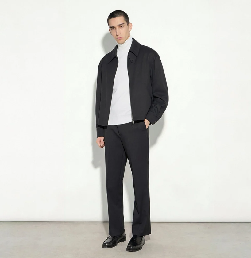 PAOLO PECORA MILANO - GIACCA ZIP PRADA NERO PAOLO PECORA MILANO – GIACCA ZIP PRADA NERO