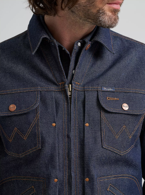WRANGLER - GIUBBOTTO DENIM DENIM WRANGLER – GIUBBOTTO DENIM DENIM