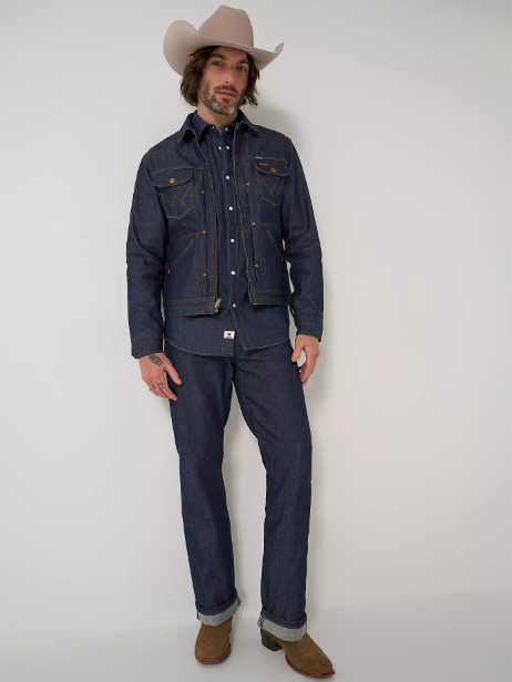 WRANGLER - JEANS INDIGO RAW DENIM WRANGLER – JEANS INDIGO RAW DENIM