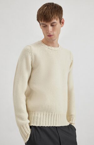 QB24 - PANTALONE LINO SEUL NOCCIOLA ALPHA STUDIO – GIROCOLLO ALPACA LATTE