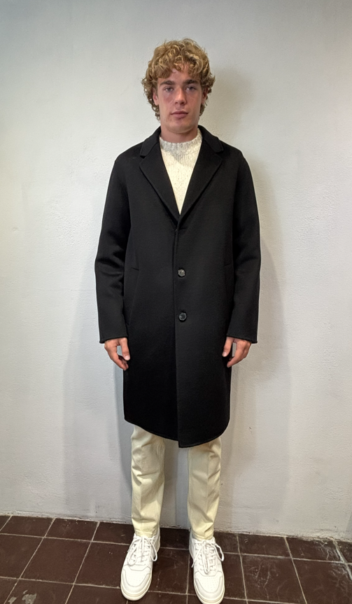 AMARANTO - CAPPOTTO LUNGO NERO AMARANTO – CAPPOTTO LUNGO NERO
