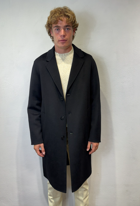 AMARANTO - CAPPOTTO LUNGO NERO AMARANTO – CAPPOTTO LUNGO NERO