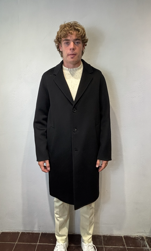 AMARANTO - CAPPOTTO LUNGO NERO AMARANTO – CAPPOTTO LUNGO NERO