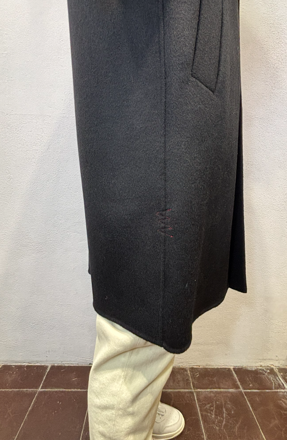 AMARANTO - CAPPOTTO LUNGO NERO AMARANTO – CAPPOTTO LUNGO NERO