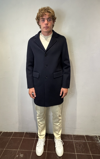 AMARANTO - CAPPOTTO CORTO BLU AMARANTO – CAPPOTTO CORTO BLU