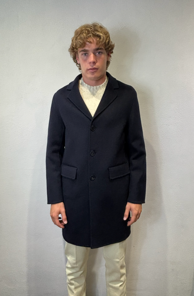 AMARANTO - CAPPOTTO CORTO BLU AMARANTO – CAPPOTTO CORTO BLU
