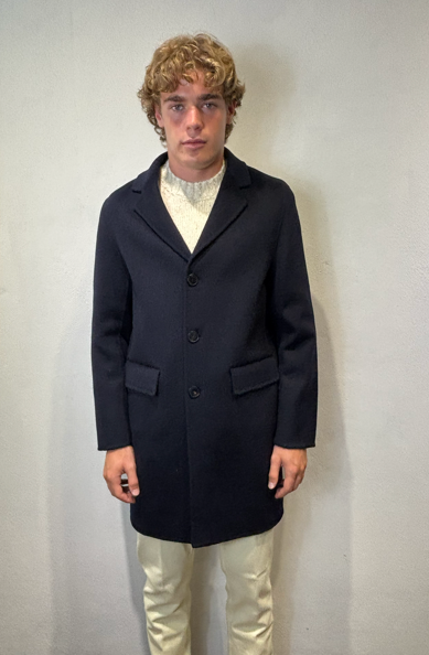 AMARANTO - CAPPOTTO CORTO BLU AMARANTO – CAPPOTTO CORTO BLU