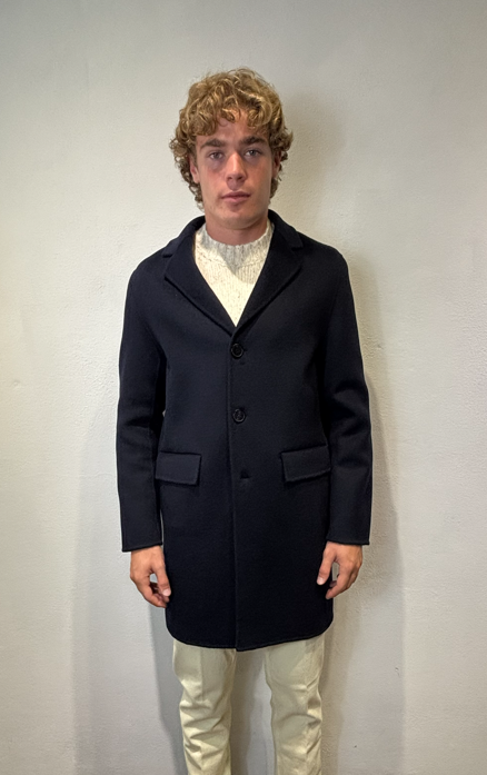 AMARANTO - CAPPOTTO CORTO BLU AMARANTO – CAPPOTTO CORTO BLU