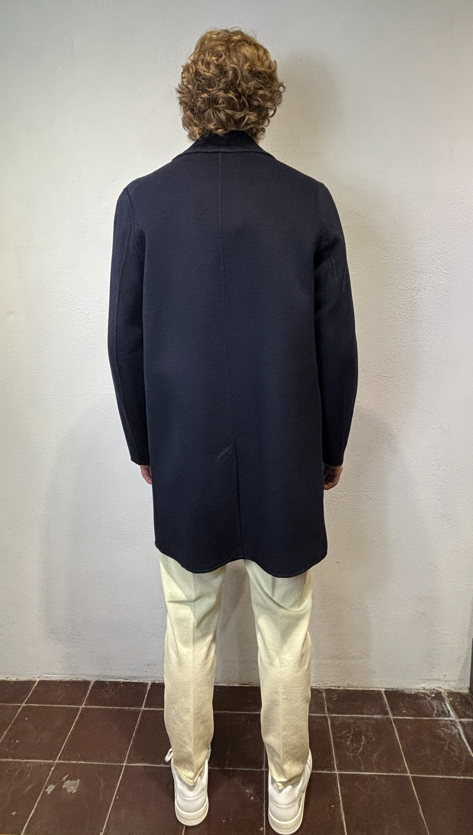 AMARANTO - CAPPOTTO CORTO BLU AMARANTO – CAPPOTTO CORTO BLU