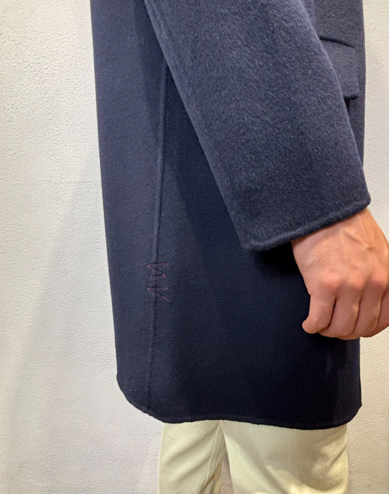 AMARANTO - CAPPOTTO CORTO BLU AMARANTO – CAPPOTTO CORTO BLU