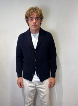 DUMAR – CARDIGAN A COSTE BLU