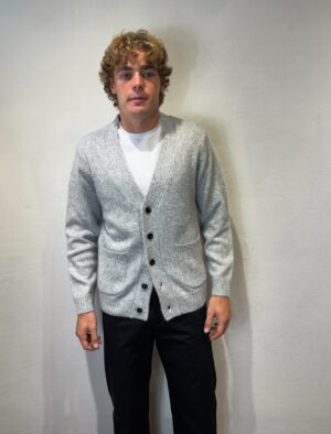 EN AVANCE – CARDIGAN MULINE PERLA