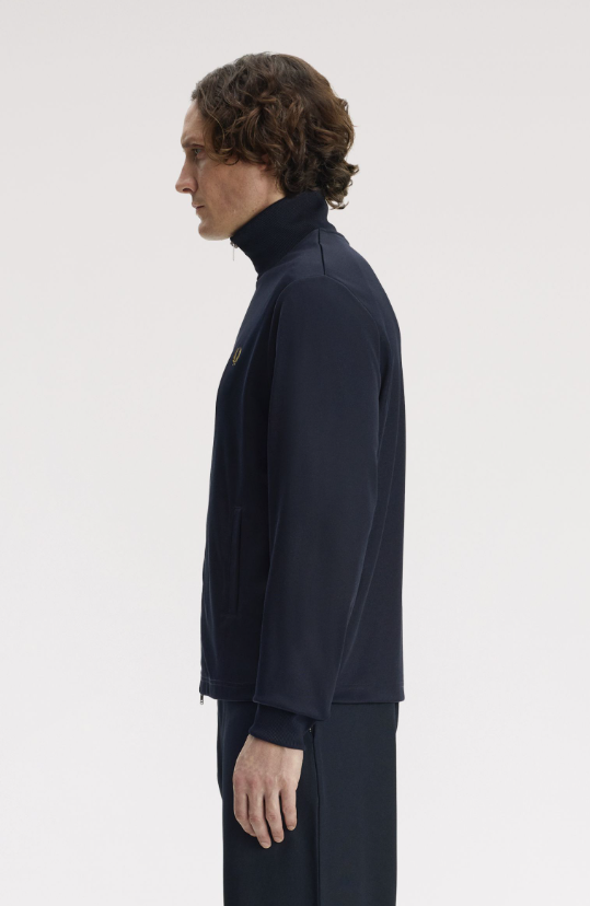 FRED PERRY - FELPA ZIP BLU FRED PERRY – FELPA ZIP BLU