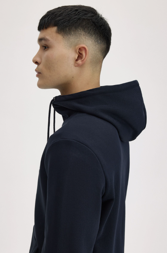 FRED PERRY - FULL ZIP CAPPUCCIO BLU FRED PERRY – FULL ZIP CAPPUCCIO BLU