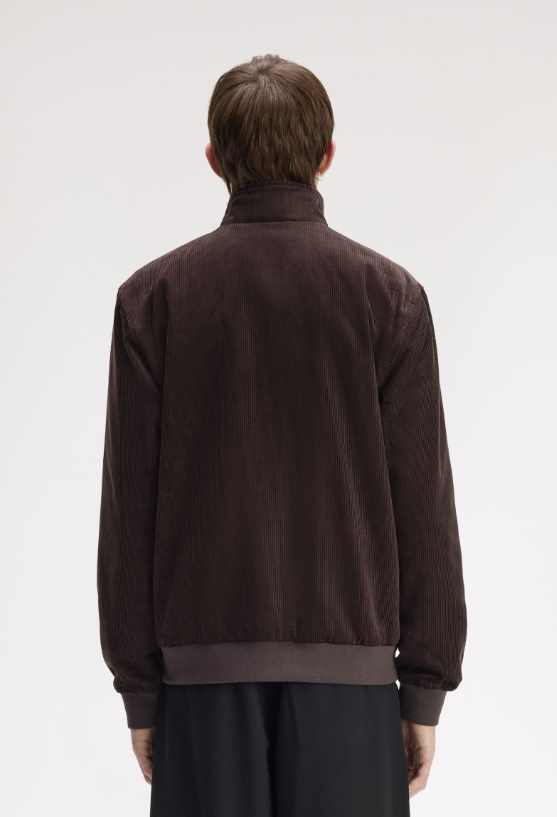 FRED PERRY - BOMBER VELLUTO MORO FRED PERRY – BOMBER VELLUTO MORO