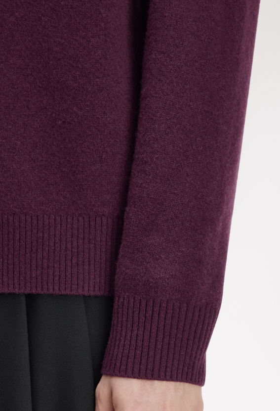 FRED PERRY - GIROCOLLO LANA BORDEAUX FRED PERRY – GIROCOLLO LANA BORDEAUX
