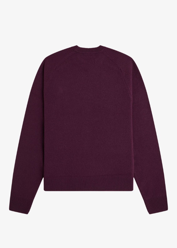 FRED PERRY - GIROCOLLO LANA BORDEAUX FRED PERRY – GIROCOLLO LANA BORDEAUX