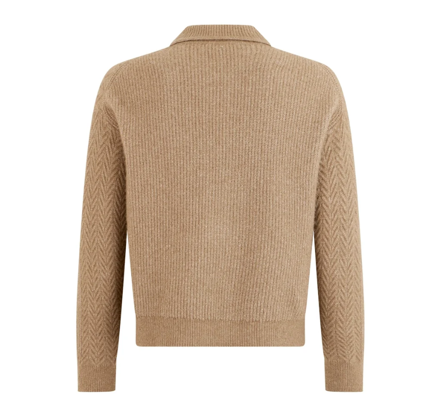 PAOLO PECORA MILANO - POLO ALPACA LAVORATO CEREALE PAOLO PECORA MILANO – POLO ALPACA LAVORATO CEREALE