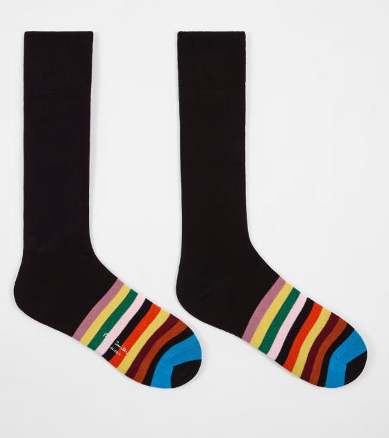 PAUL SMITH - CALZA MULTI S NERO PAUL SMITH – CALZA MULTI S NERO