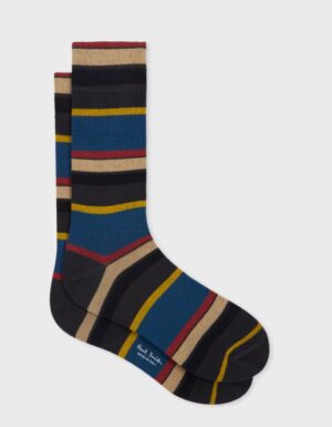 QB24 - PANTALONE LINO SEUL NOCCIOLA PAUL SMITH – CALZA WINDSOR MORO